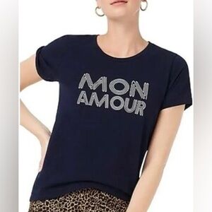 J. Crew Mon Amour Graphic Tee Cotton T Shirt